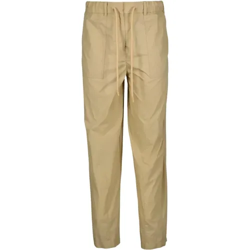 Chino Hose mit geradem Schnitt - Moncler - Modalova