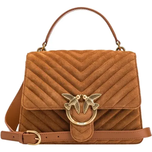 Classic Top Handle Bag , female, Sizes: ONE SIZE - pinko - Modalova