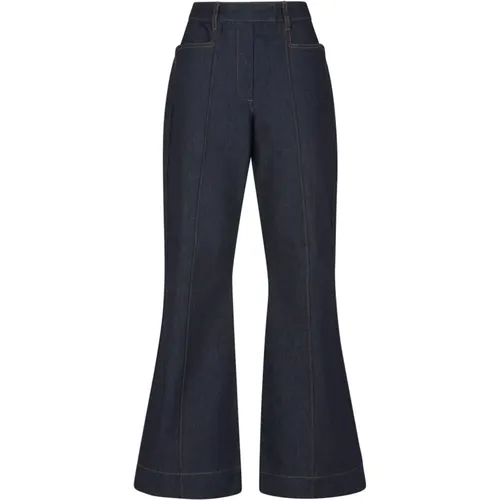 Flared Denim Trousers , female, Sizes: XS, L - Remain Birger Christensen - Modalova