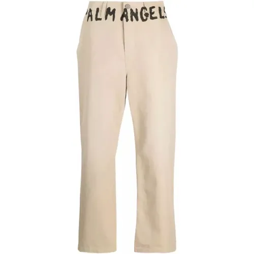 Logo Pants , male, Sizes: L, M - Palm Angels - Modalova