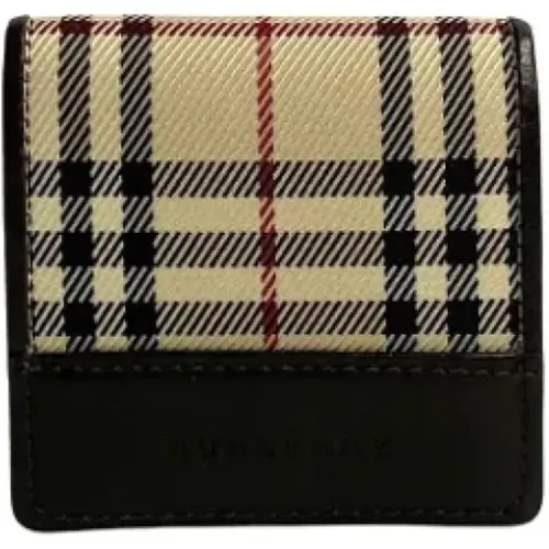 Pre-owned Canvas wallets , female, Sizes: ONE SIZE - Burberry Vintage - Modalova