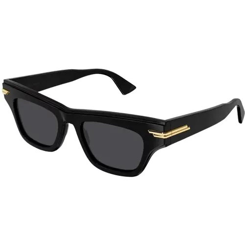Bv1122S Sunglasses - Grey , male, Sizes: 51 MM - Bottega Veneta - Modalova