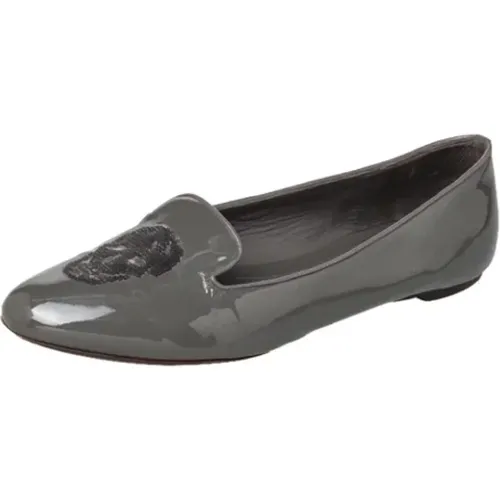 Pre-owned Leather flats , female, Sizes: 6 UK - Alexander McQueen Pre-owned - Modalova