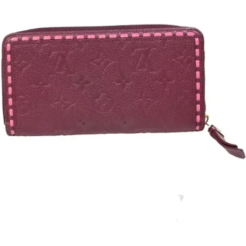 Pre-owned Leather wallets , female, Sizes: ONE SIZE - Louis Vuitton Vintage - Modalova