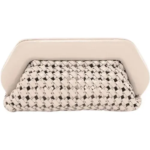 Shiny Cloud Knots Clutch Bag , female, Sizes: ONE SIZE - THEMOIRè - Modalova