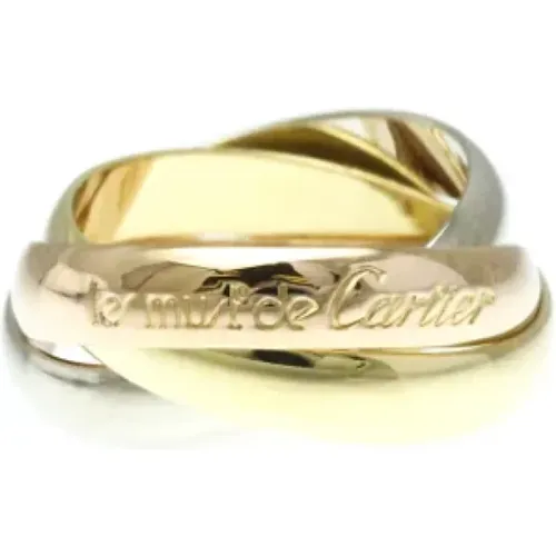 Pre-owned White Gold rings , female, Sizes: ONE SIZE - Cartier Vintage - Modalova