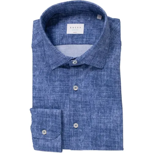 French Collar Casual Shirt , male, Sizes: M, XL, L, S, 2XL - Xacus - Modalova