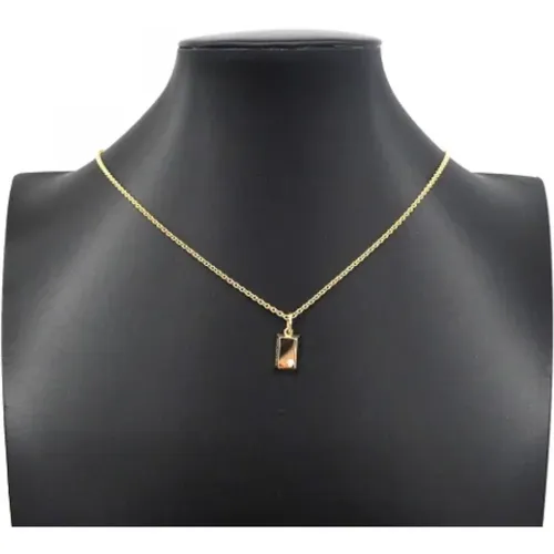 Pre-owned Gold necklaces , female, Sizes: ONE SIZE - Cartier Vintage - Modalova