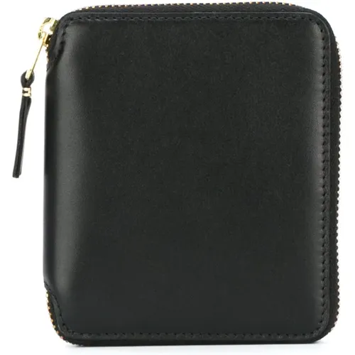 Leather Zip-Around Wallet , male, Sizes: ONE SIZE - Comme des Garçons - Modalova