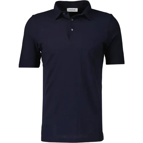 Dark Polo Shirt Men , male, Sizes: 2XL - Gran Sasso - Modalova