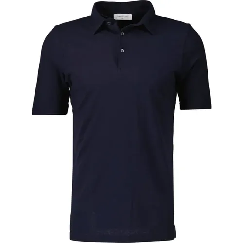 Dark Polo Shirt Men , male, Sizes: 2XL, 3XL, M, 4XL - Gran Sasso - Modalova