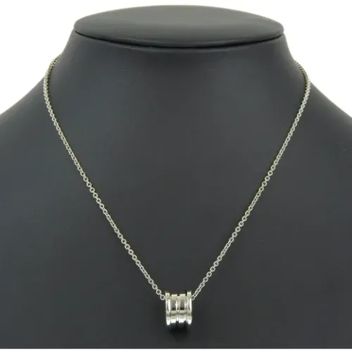 Pre-owned White Gold necklaces , female, Sizes: ONE SIZE - Bvlgari Vintage - Modalova