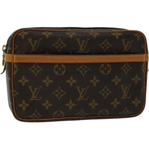 Pre-owned Canvas clutches , female, Sizes: ONE SIZE - Louis Vuitton Vintage - Modalova