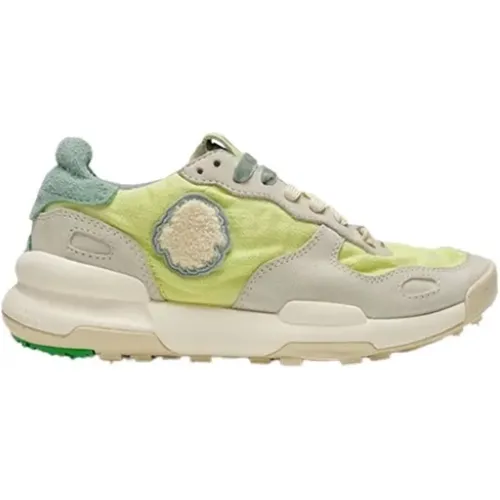 Chacrona Jungle Leaf Sneakers , female, Sizes: 7 UK, 6 UK, 3 UK - Satorisan - Modalova