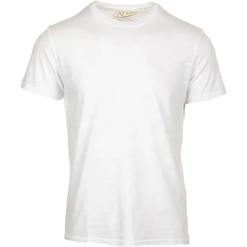 Weiße T-Shirts und Polos , Herren, Größe: XL - Bl'ker - Modalova
