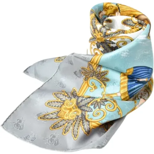 Pre-owned Canvas scarves , female, Sizes: ONE SIZE - Hermès Vintage - Modalova