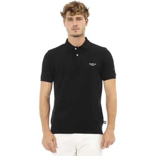 Bestickte Polo-Shirts Kurzarm , Herren, Größe: S - Baldinini - Modalova