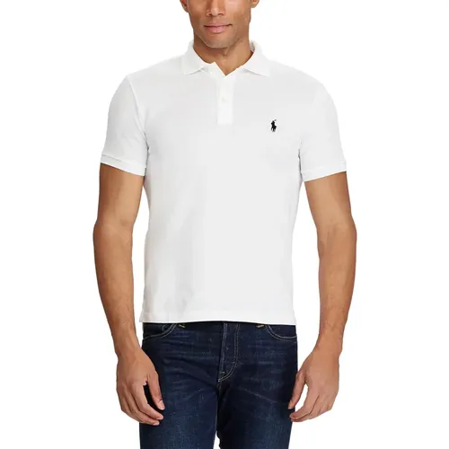 Slim Fit Stretch Mesh Polo Shirt , male, Sizes: S, M, XL - Ralph Lauren - Modalova