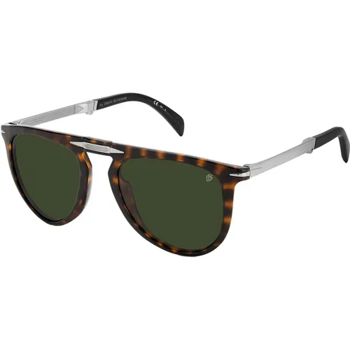 DB 1039/S/Fd Faltbare Sonnenbrille,Faltbare Sonnenbrille in Schwarz/Grau - Eyewear by David Beckham - Modalova