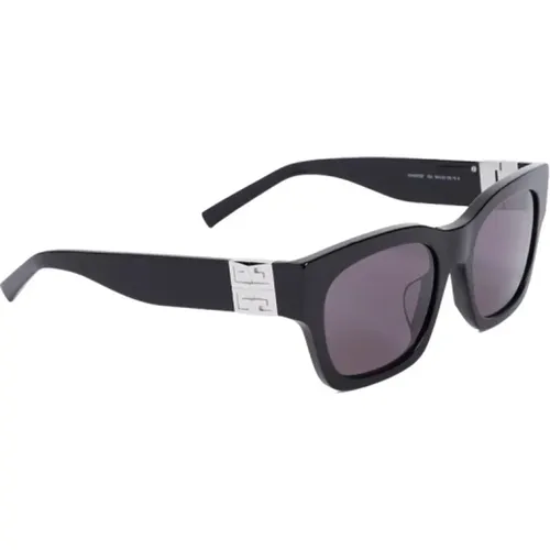 Schwarze quadratische Sonnenbrille mit 4G-Logo , unisex, Größe: ONE Size - Givenchy - Modalova