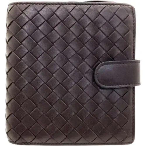 Pre-owned Leather wallets , female, Sizes: ONE SIZE - Bottega Veneta Vintage - Modalova