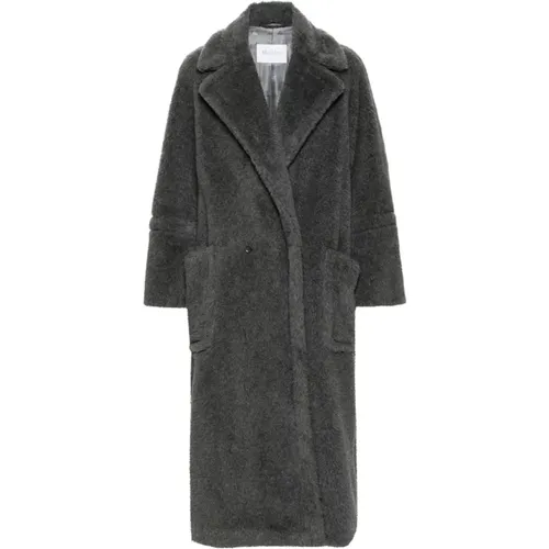 Grey Teddy Coat Kadiak Style , female, Sizes: S - Max Mara - Modalova