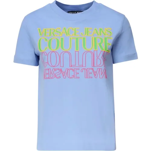 Stylish T-shirts and Polos Collection , female, Sizes: S, L, XS - Versace Jeans Couture - Modalova