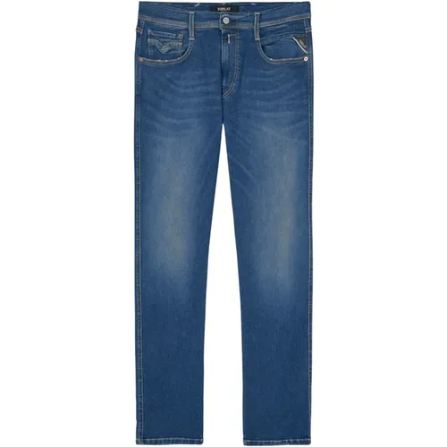 Slim-fit Jeans , male, Sizes: W33 L32, W32 L32 - Replay - Modalova