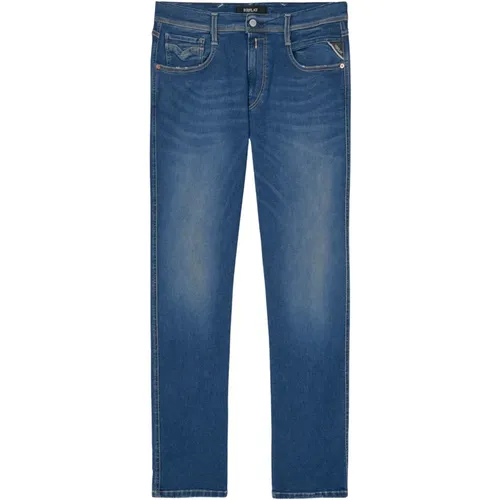 Slim-fit Jeans , male, Sizes: W33 L32, W36 L32, W32 L30, W32 L32 - Replay - Modalova
