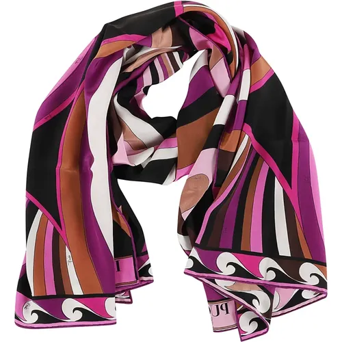 Pink & Lila Seidenschal - EMILIO PUCCI - Modalova