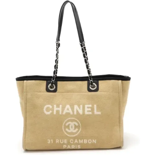 Pre-owned Canvas chanel-bags , female, Sizes: ONE SIZE - Chanel Vintage - Modalova