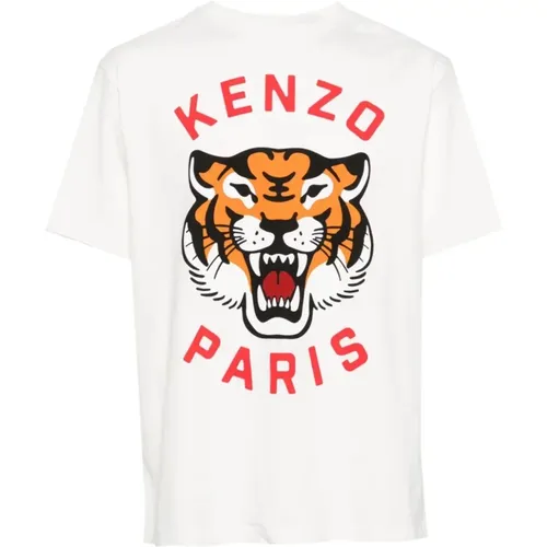 Weiße T-Shirts & Polos für Männer , Herren, Größe: M - Kenzo - Modalova