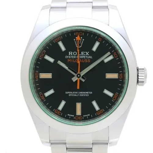 Pre-owned Glass watches , male, Sizes: ONE SIZE - Rolex Vintage - Modalova