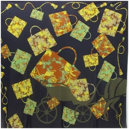 Pre-owned Silk scarves , female, Sizes: ONE SIZE - Hermès Vintage - Modalova