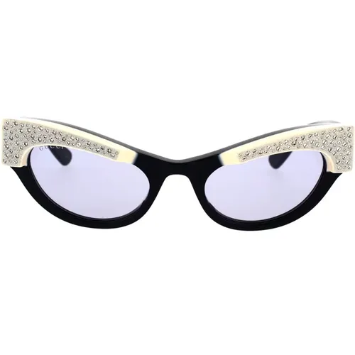 Stylische Sonnenbrille mit einzigartigem Design , Damen, Größe: 52 MM - Gucci - Modalova