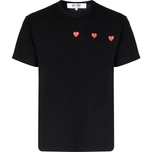 T-Shirts , male, Sizes: S, XL, M, L - Comme des Garçons Play - Modalova