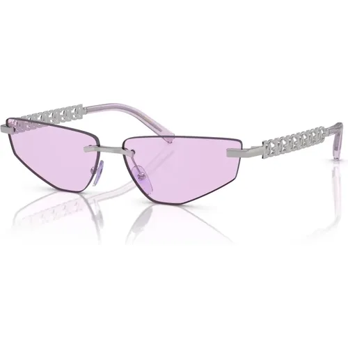 Violet/Light Violet Sunglasses DG 2301 , female, Sizes: 58 MM - Dolce & Gabbana - Modalova