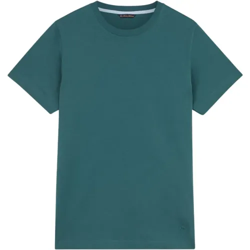 Grünes Baumwoll-Crewneck-T-Shirt,Blaues Baumwoll-Crewneck T-Shirt,Schwarzes Baumwoll-Crewneck-T-Shirt,Weiße Baumwoll-Crewneck-T-Shirt,Rotes Baumwoll - Brooks Brothers - Modalova