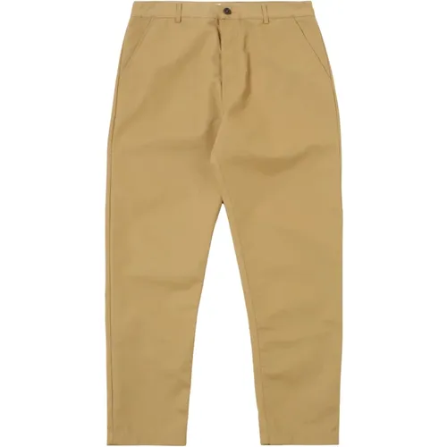 Moderne Militär Chino Hose Sand , Herren, Größe: W32 - Universal Works - Modalova