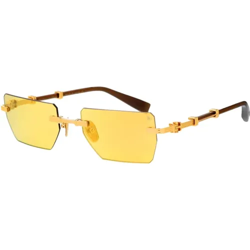 Stylish Sunglasses for a Sunny Day , unisex, Sizes: 53 MM - Balmain - Modalova