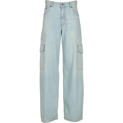Cargo Gerades Jeans für Frauen , Damen, Größe: W28 - Haikure - Modalova