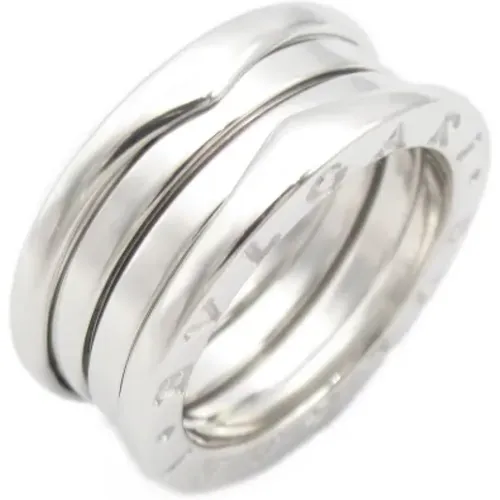 Pre-owned White Gold rings , female, Sizes: ONE SIZE - Bvlgari Vintage - Modalova