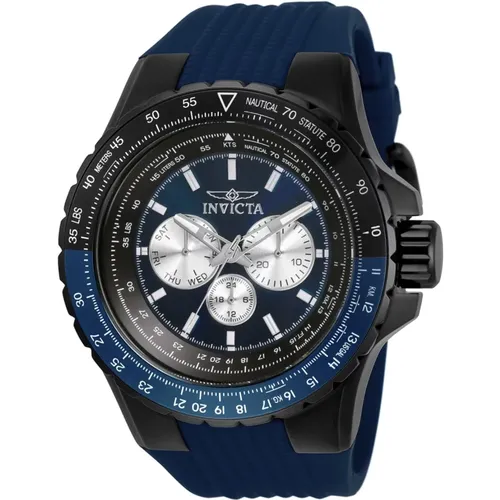 Aviator 33037 Men's Quartz Watch - 50mm , male, Sizes: ONE SIZE - Invicta Watches - Modalova