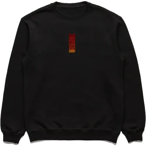 Bestickter Crew Sweatshirt , Herren, Größe: L - Maharishi - Modalova