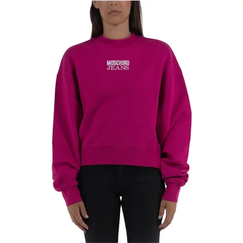 Stylish Sweatshirt for Women , female, Sizes: XS, S - Moschino - Modalova