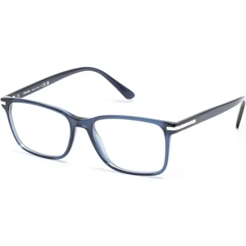 Blaue Optische Brille für den Alltag,Blaue Optische Brille, vielseitig und stilvoll - Prada - Modalova