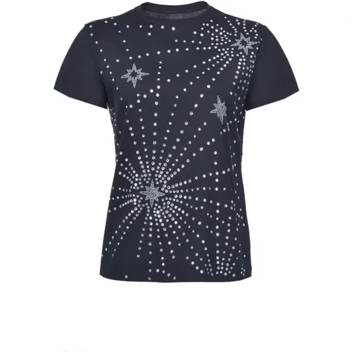 Zaccaria Jersey T-Shirt , female, Sizes: M - pinko - Modalova