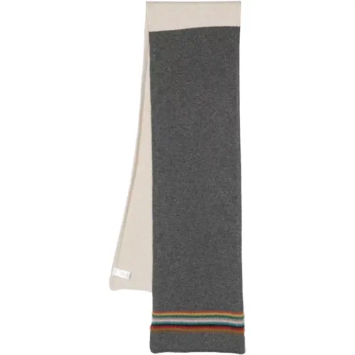 Grey Scarfs by , male, Sizes: ONE SIZE - Paul Smith - Modalova