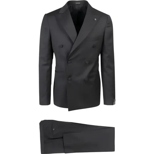 Double-Breasted Suit Ss24 , male, Sizes: 3XL, 2XL, M, S - Tagliatore - Modalova