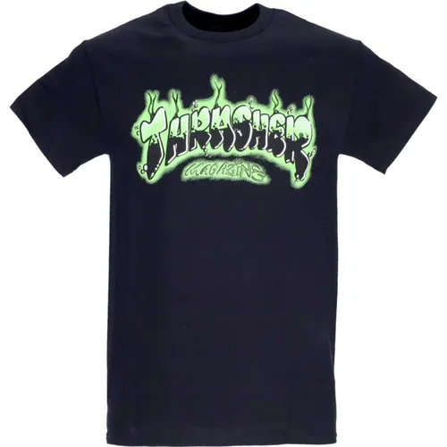 Schwarzes Airbrush Tee Herren T-Shirt - Thrasher - Modalova